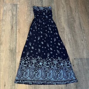 Venus Elegant Strapless Floral Dress